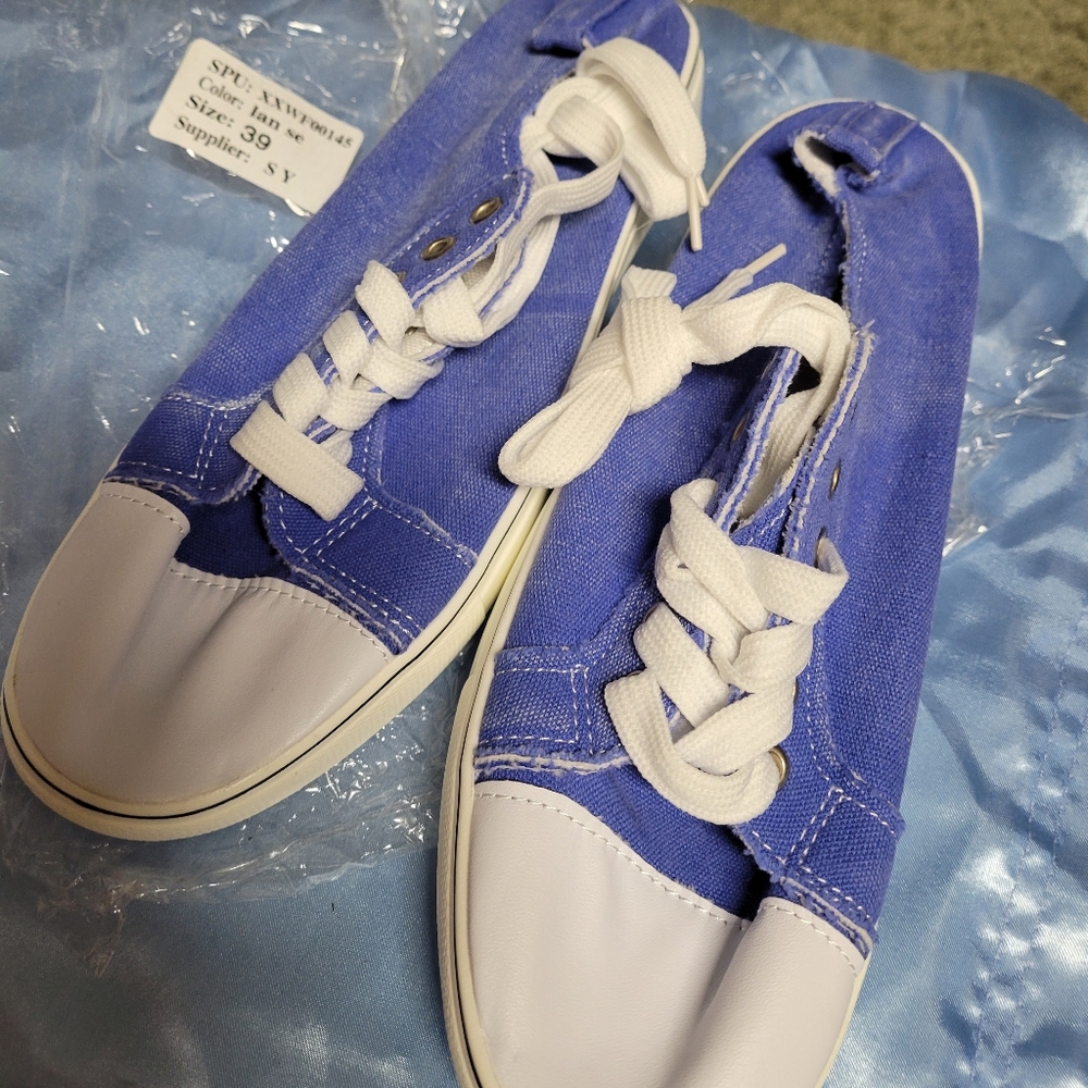 Blue and White Sneakers BRAND NEW